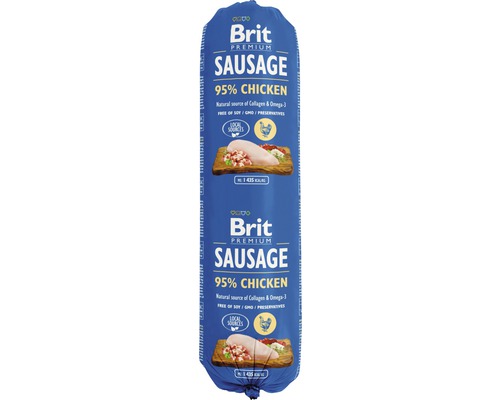Maškrta pre psov Brit Premium Sausage Chicken 800 g