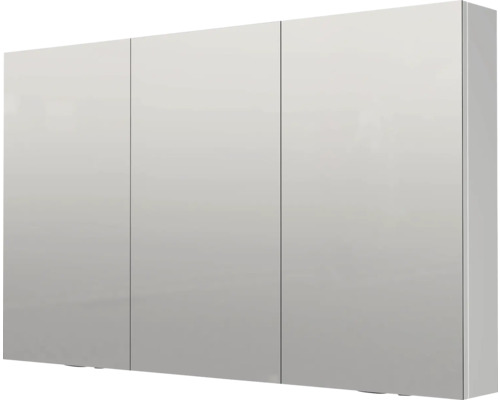 Zrkadlová skrinka s tromi dvierkami do kúpeľne