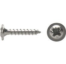 Detail drevenej skrutky so zapustenou hlavou a pohonom Torx