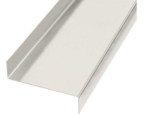Hladký plech tvar Z hliník prírodný 18x63x18 mm, 1 m Nerezový profil U