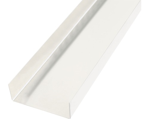 Hladký plech tvar U hliník prírodný 20x58x20 mm, 1 m U-profil z kovu