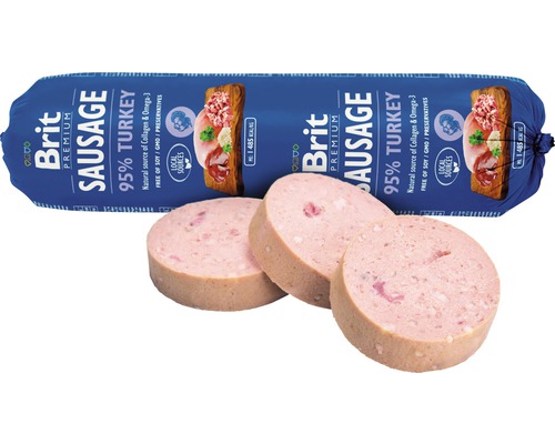 Brit Premium klobása morčacie, 95 percent