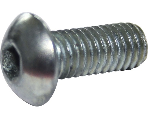 Skrutka s šošovkovou hlavou a vnútorným šesťhranom