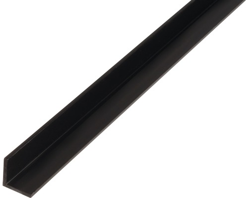 L profil PVC čierny 25x25x1,8 mm 2,6 m