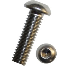 Skrutka s guľovou hlavou a vnútorným šesťhranom