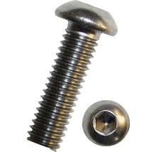 Skrutka s guľatou hlavou a vnútorným šesťhranom