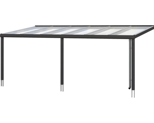 Prístrešok pre auto s priesvitnou strechou