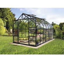 Skleník Vitavia Diana 11500 sklenený 3 mm 264x445 cm čierny