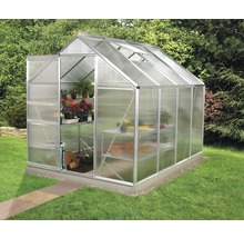 Skleník Vitavia Venus 5000 polykarbonát 4 mm 195x257 cm hliník vr. základového rámu