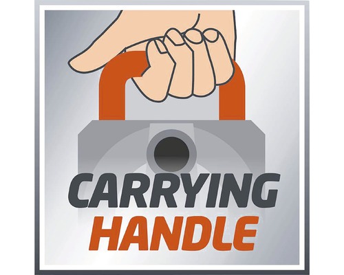 Obrázok ruky držiacej rukoväť na prenášanie