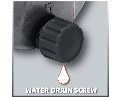 Detail skrutky na vypúšťanie vody