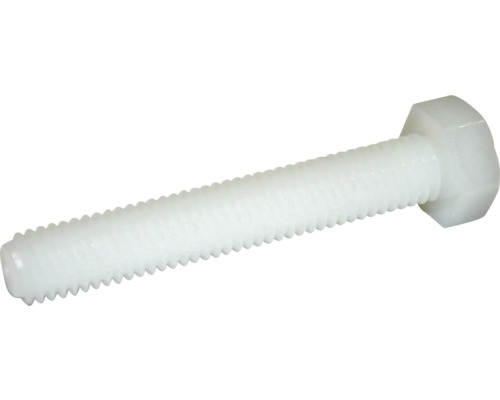 Skrutka so šesťhrannou hlavou z plastu