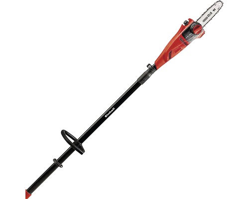 Tyčová píla Einhell s teleskopickou tyčou.