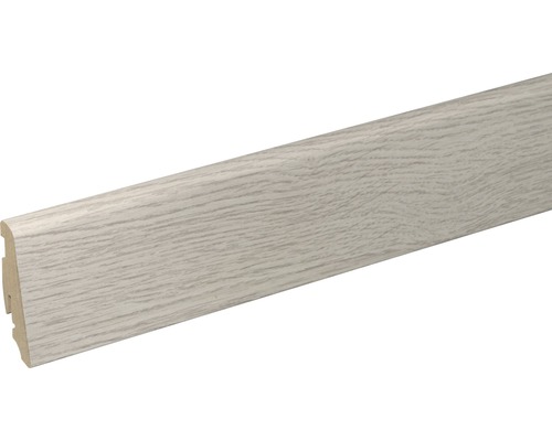 Soklová lišta Skandor dub elegancia FU60L 19x58x2400 mm Podlahová lišta s drevenou štruktúrou