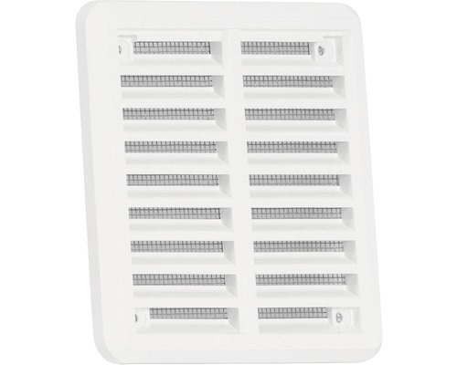 Plastová vetracia mriežka s ochranou proti poveternostným vplyvom a sieťkou proti hmyzu