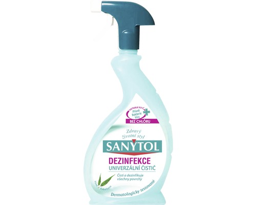 Čistiaci sprej Sanytol univerzálny eukalyptus 500 ml Sanytol dezinfekčný čistič pre univerzálne povrchy