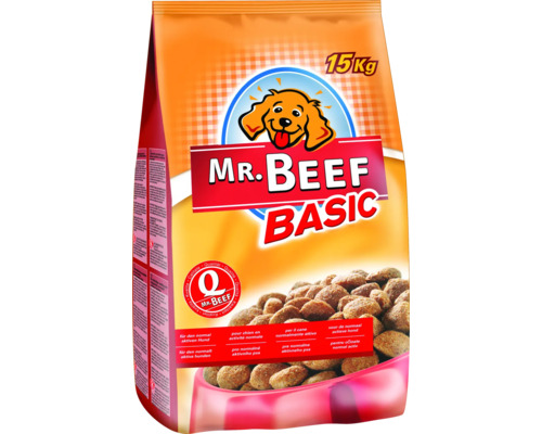 Mr. Beef Basic suché krmivo pre psov, 15 kilogramov