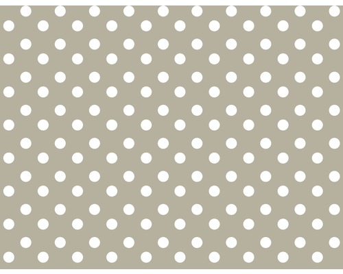 Voskovaný obrus bodkovaný taupe 100x140 cm