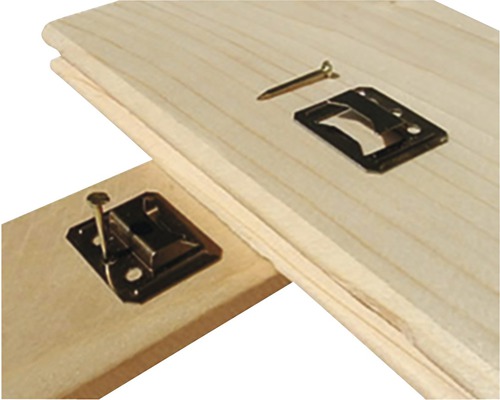 Upevňovacie klipy pre drevené panely s klincom