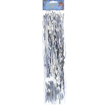 Strieborná lametová girlanda, 50 x 50 centimetrov, pre slávnostné dekorácie