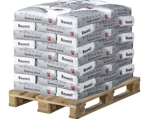 Paleta vriec Baumit spádový betón