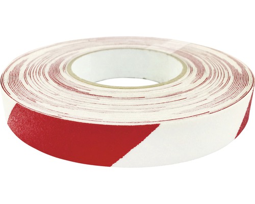 Protišmyková páska, červeno-biela 25 mm x 18,3 m