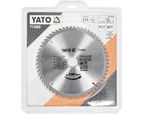 Pílový kotúč Yato s 60 zubami na drevo