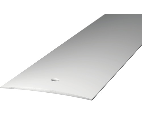 ALU prechodový profil strieborný 2,7m 60mm skrutkovací (predvŕtaný) Prechodový profil s otvorom