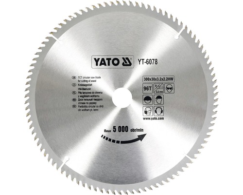 Pílový kotúč Yato s 96 zubami a priemerom 300 milimetrov