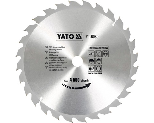 Pílový kotúč Yato na rezanie dreva