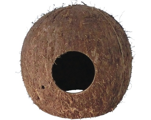 Dekorácia do akvária kokosová jaskyňa 10x10 cm