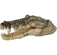 Dekorácia do akvária krokodíl hlava so vzduchovou výpusťou-thumb-0
