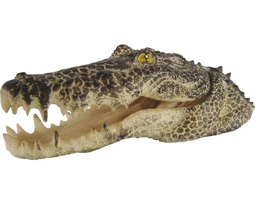 Dekorácia do akvária krokodíl hlava so vzduchovou výpusťou