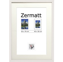 Fotorámik drevený, Zermatt, biely 50x70 cm-thumb-1