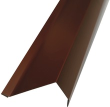 Záveterná lišta na trapézový plech H12 čokoládovohnedá 1 m-thumb-2