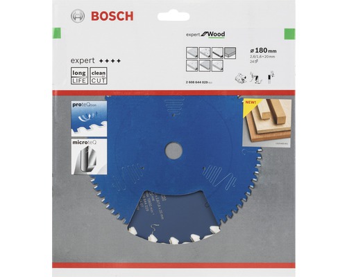 Pílový kotúč Bosch Expert Wood, priemer 180 milimetrov