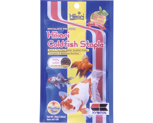 Krmivo pre jazierkové ryby Hikari Goldfish Staple Baby 30 g-0
