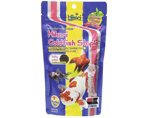 Krmivo pre jazierkové ryby Hikari Goldfish Staple Baby 300 g Balenie krmiva pre ryby Hikari Goldfish Staple
