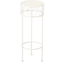 Kovový kvetinový stolík