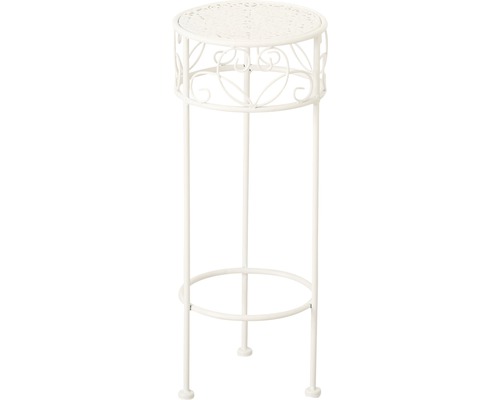 Kovový kvetinový stolík