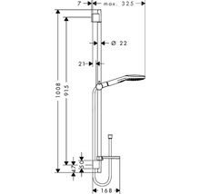 Sprchový set Hansgrohe Select E 26623000-thumb-1 Sprchový set Hansgrohe Select E 26623000-thumb-1