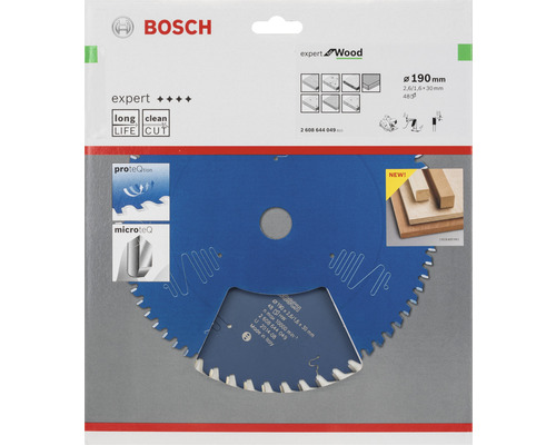 Logo Bosch. Kotúčová píla Bosch Expert Wood, priemer 190 milimetrov