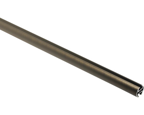 Záclonová tyč s drážkou Chicago bronz Ø 20 mm, 160 cm