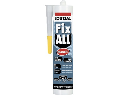 Lepiaci tmel Soudal Fix All Classic 290 ml sivý