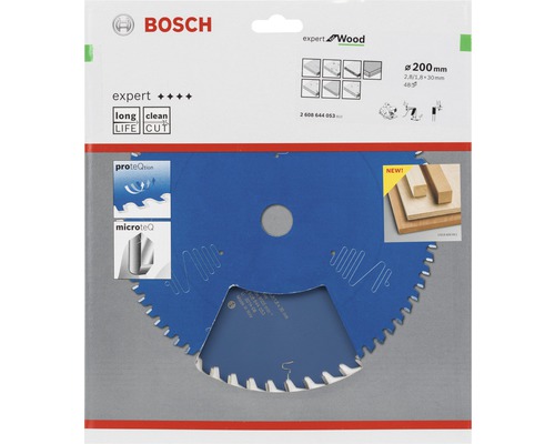 Pílový kotúč Bosch Expert na drevo, priemer 200 milimetrov