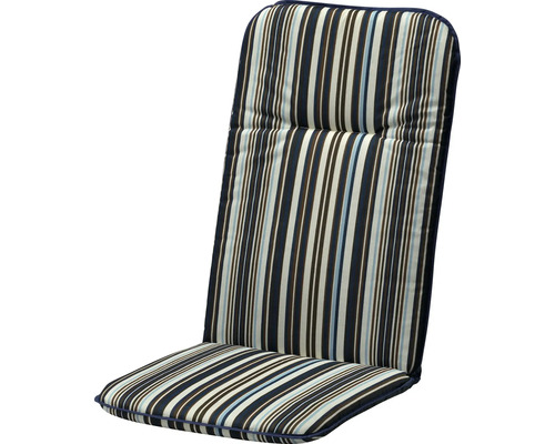 Podložka na záhradnú stoličku s prúžkovaným vzorom