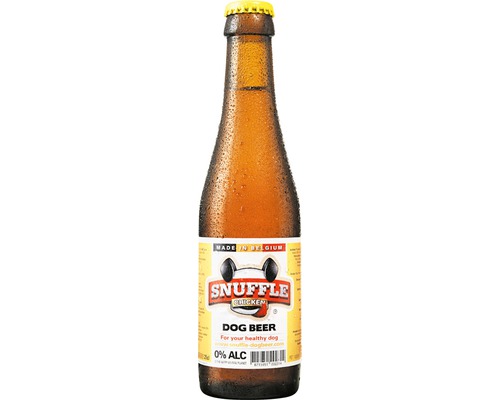 Snuffle Dog Beer Kuracie v sklenenej fľaši