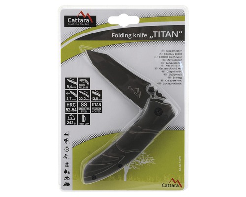 Zatvárací nôž Cattara Titan v obale