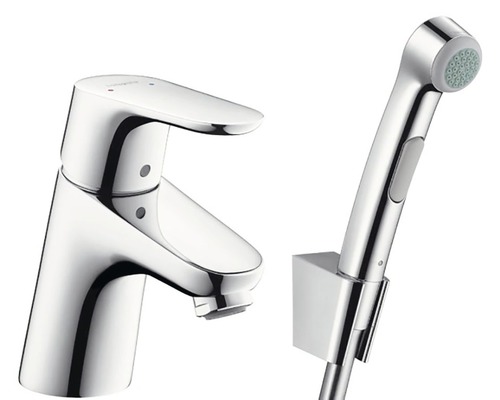 Jednopáková umývadlová batéria s ručnou sprchou hansgrohe Focus chrómová 31926000 Umývadlová batéria s bidetovou sprchou