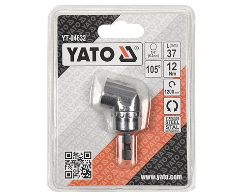 Uhlový nadstavec Yato v balení